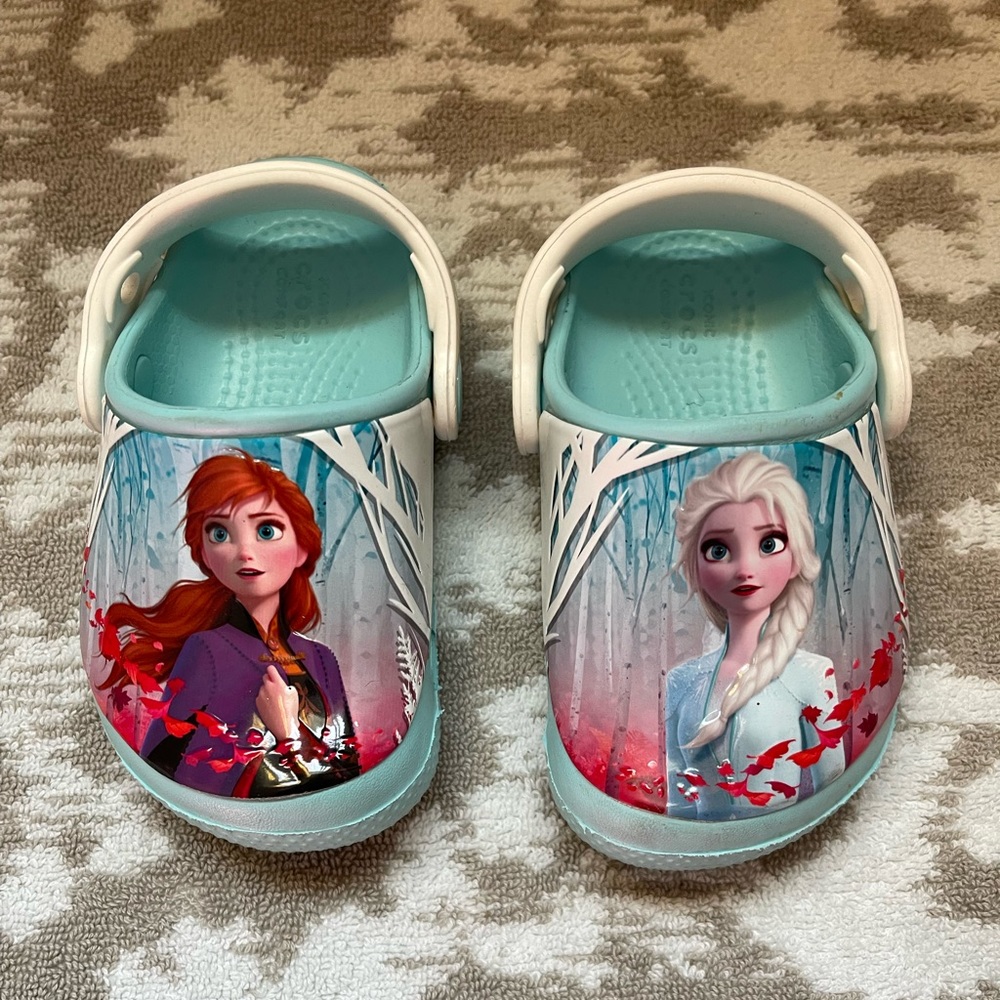 Crocs Toddler Girls Fun Lab OL Disney Frozen 2 Clog Sandals from Finish Line